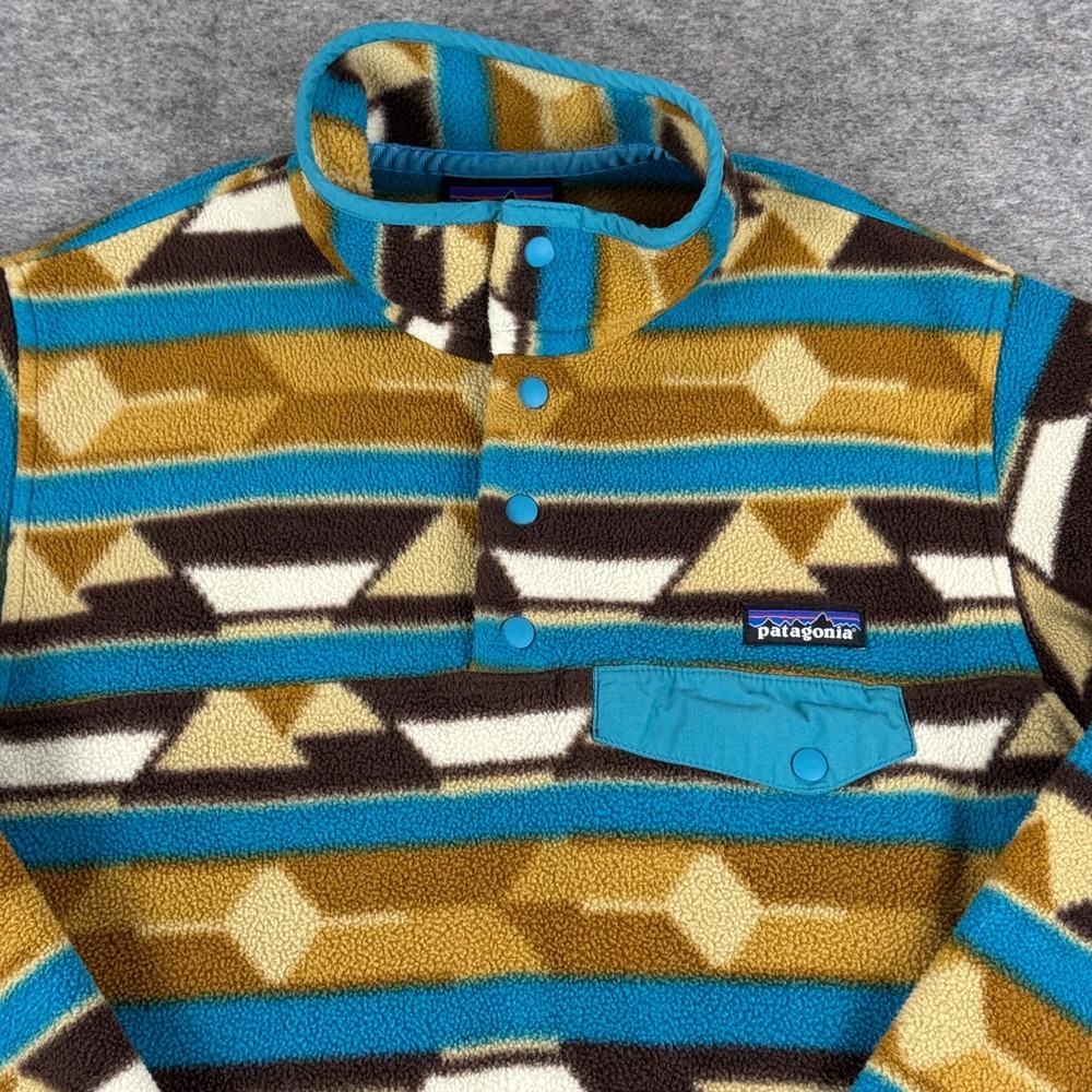 Patagonia Synchilla Lightweight Snap-T Pullover Guatemala Tango 25455 Womens S - Picture 3 of 15